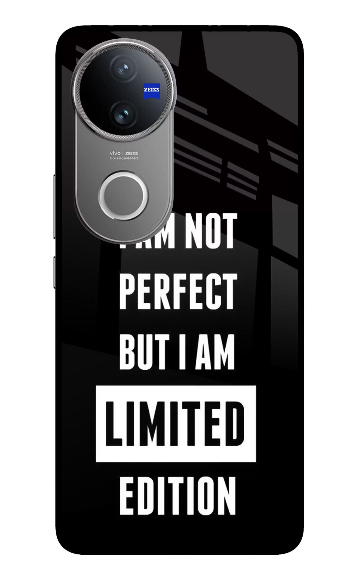 I Am Not Perfect But I Am Limited Edition Vivo V50 5G Glass Case