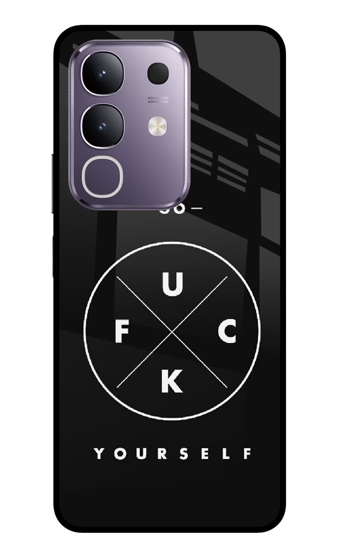 Go Fuck Yourself Vivo T4x 5G Glass Case