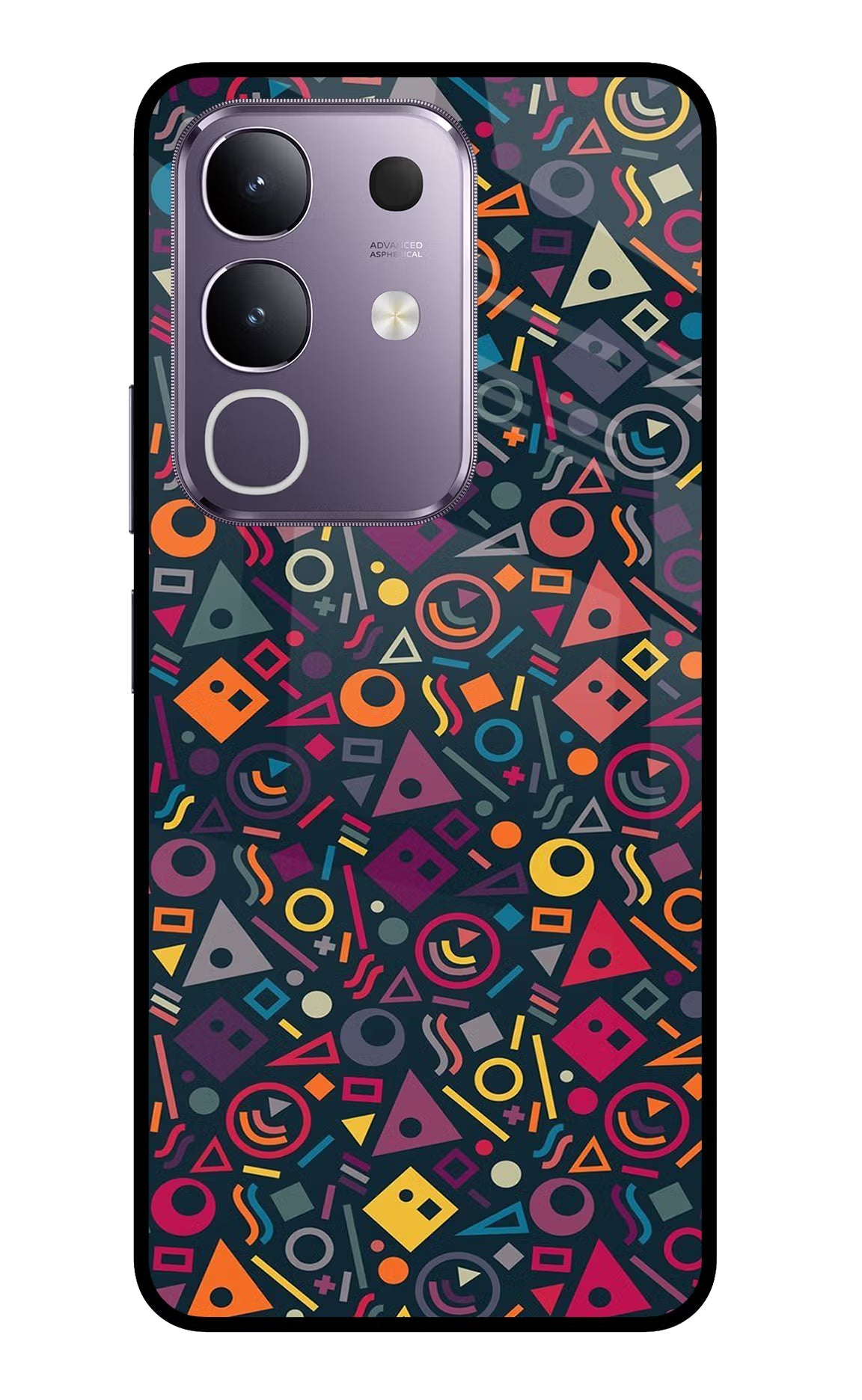 Geometric Abstract Vivo T4x 5G Glass Case