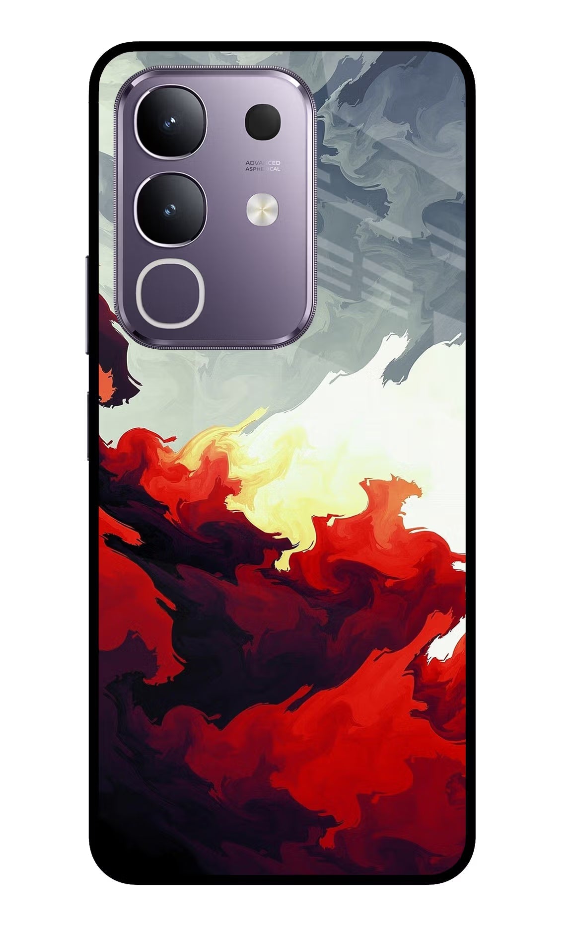 Fire Cloud Vivo T4x 5G Glass Case