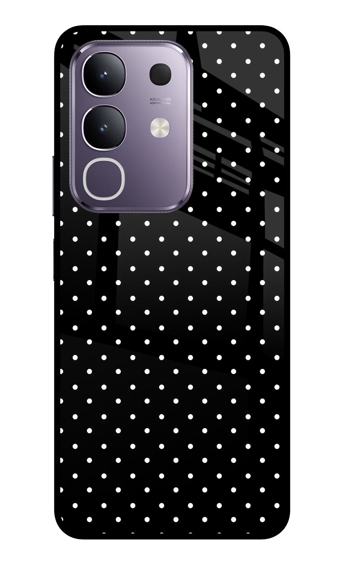 White Dots Vivo T4x 5G Glass Case