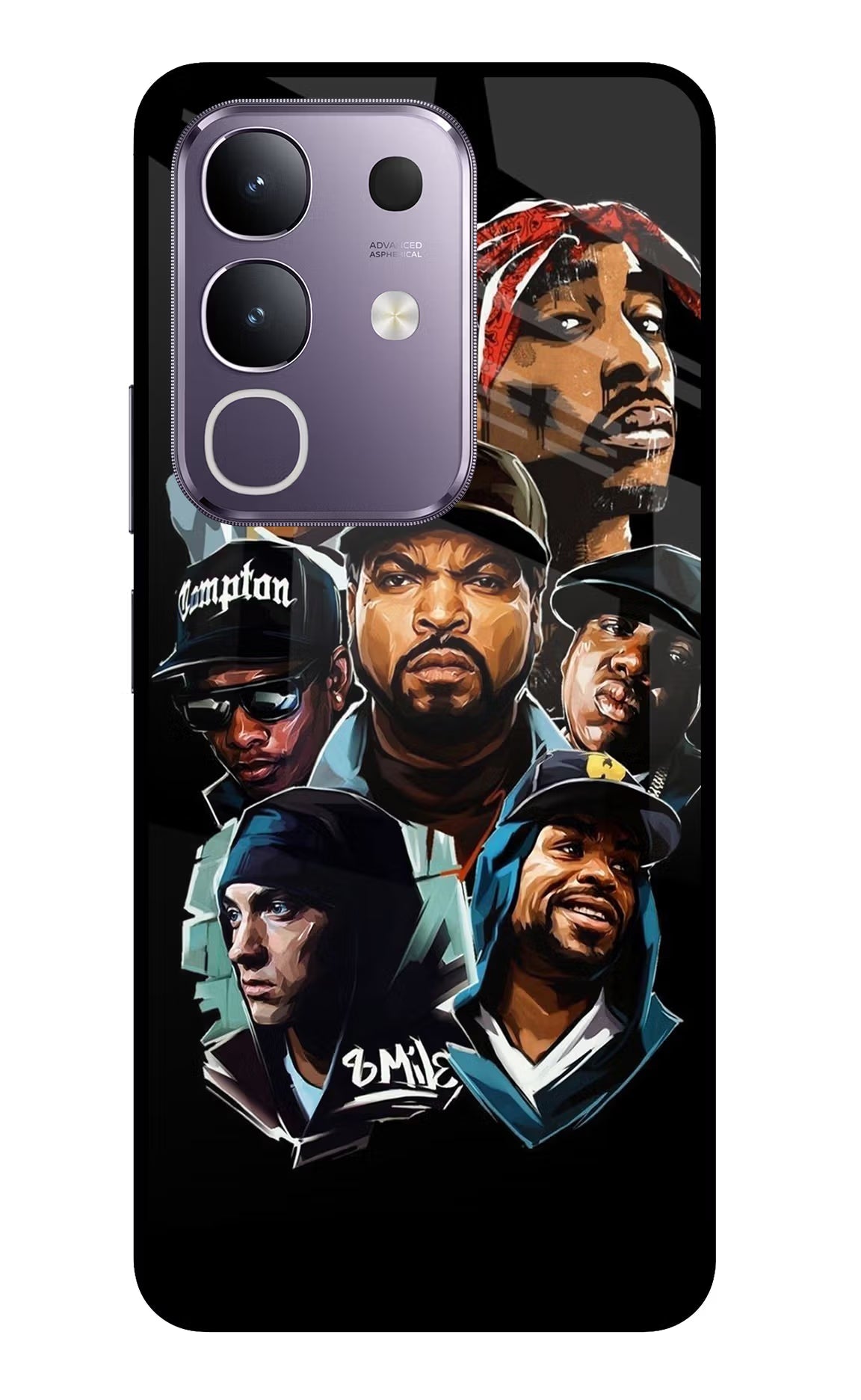 Rappers Vivo T4x 5G Glass Case