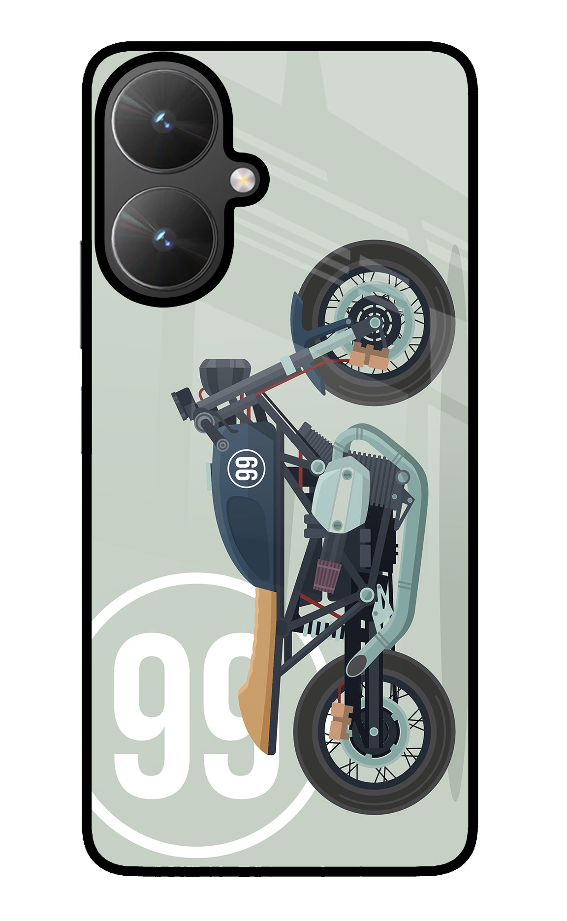 Classic Cafe Racer 99 Poco M6 5G Back Cover