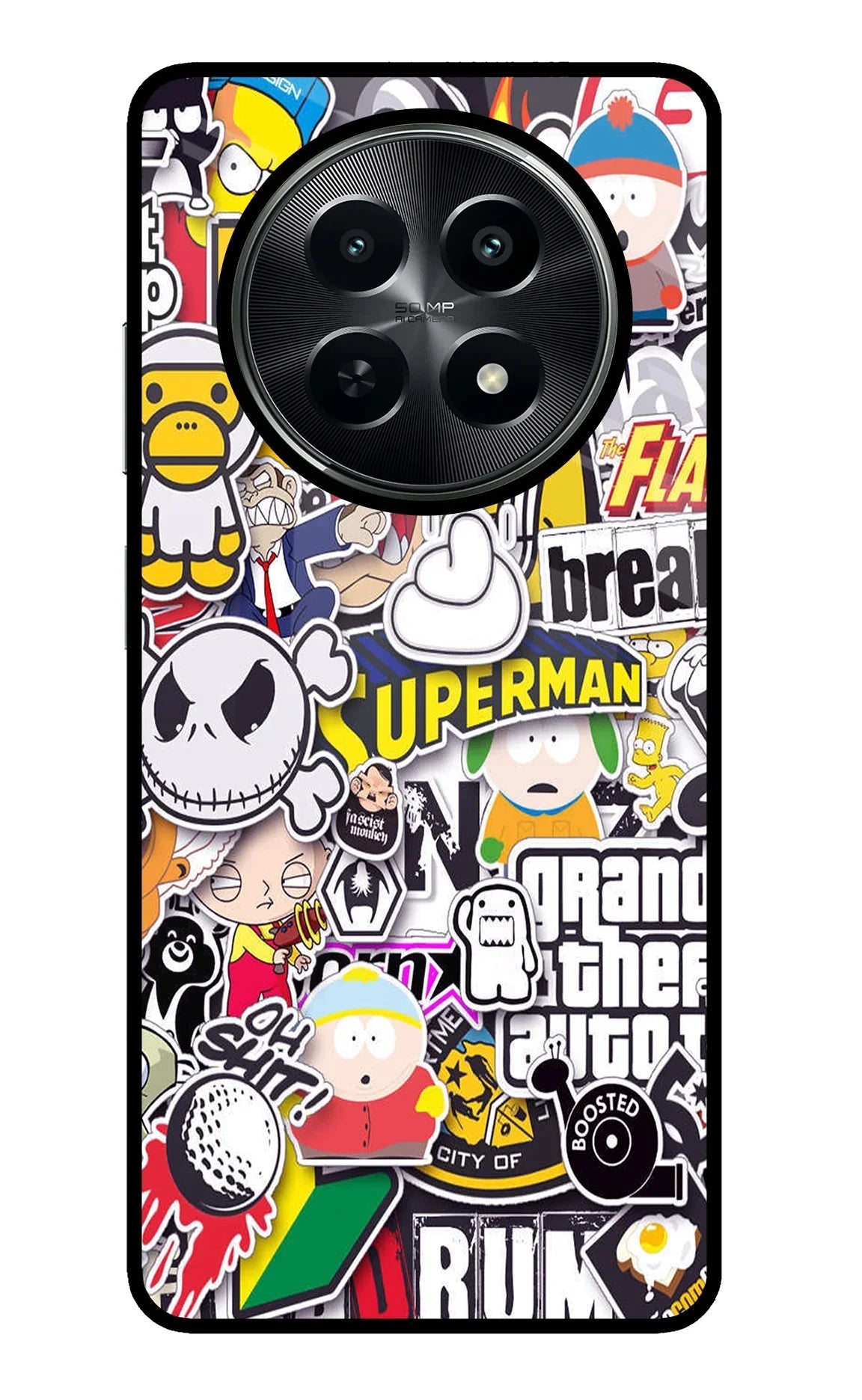 Sticker Bomb Realme C65 5G Back Cover
