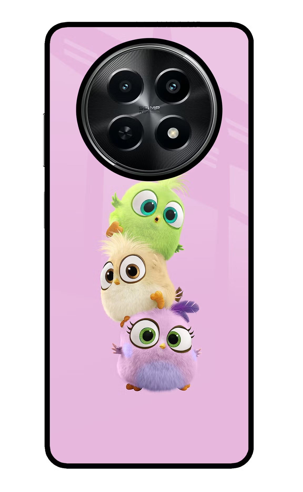 Cute Little Birds Realme C65 5G Glass Case