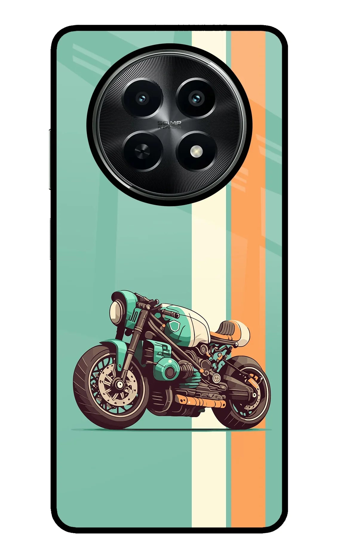 Striped Moto Drift Realme C65 5G Back Cover