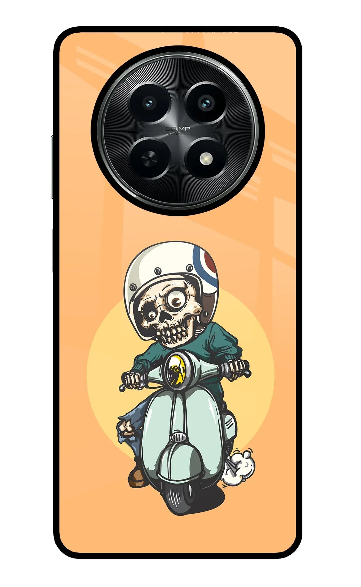 Undead Biker Realme C65 5G Glass Case