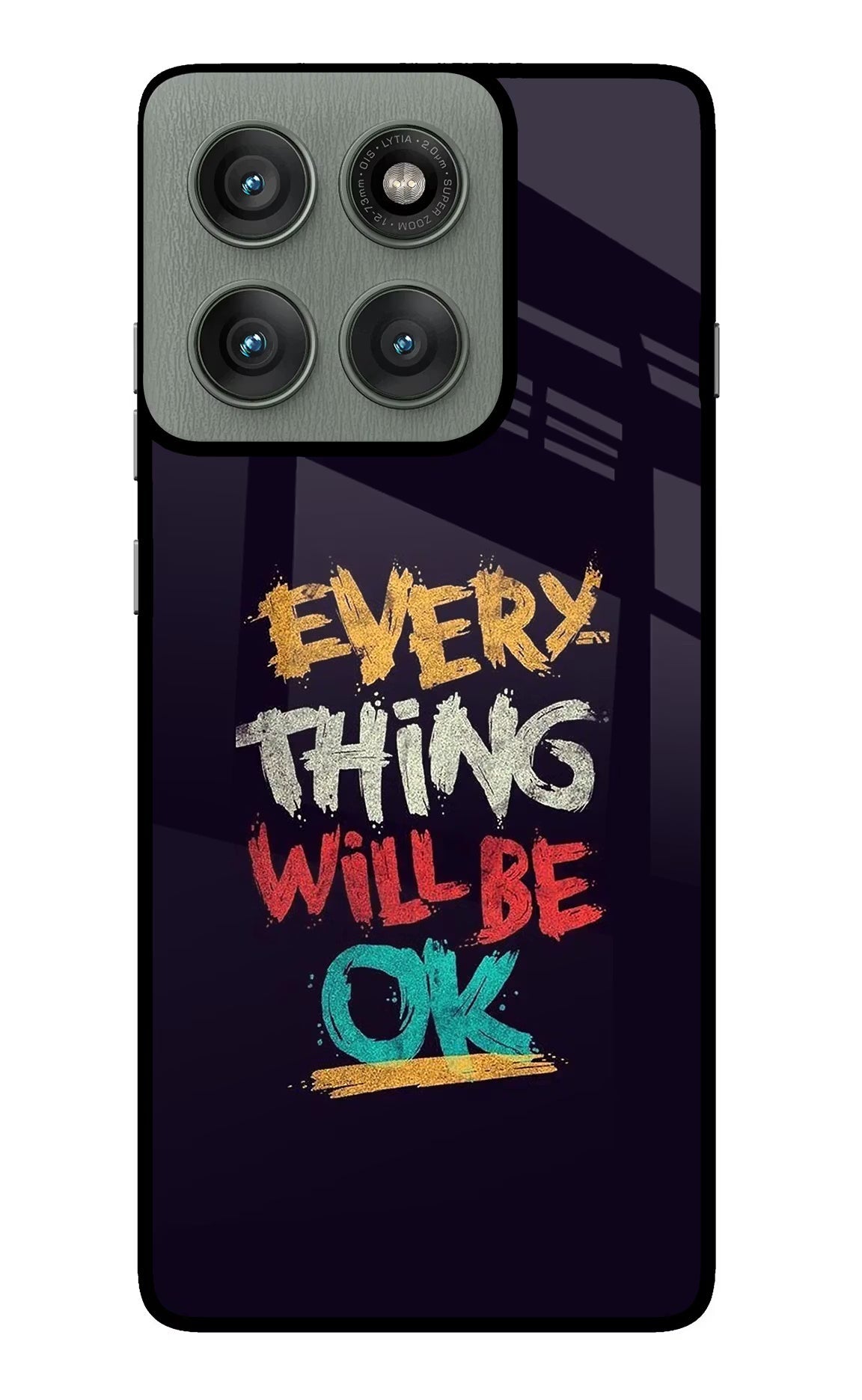 Everything Will Be Ok Moto Edge 60 Pro Back Cover