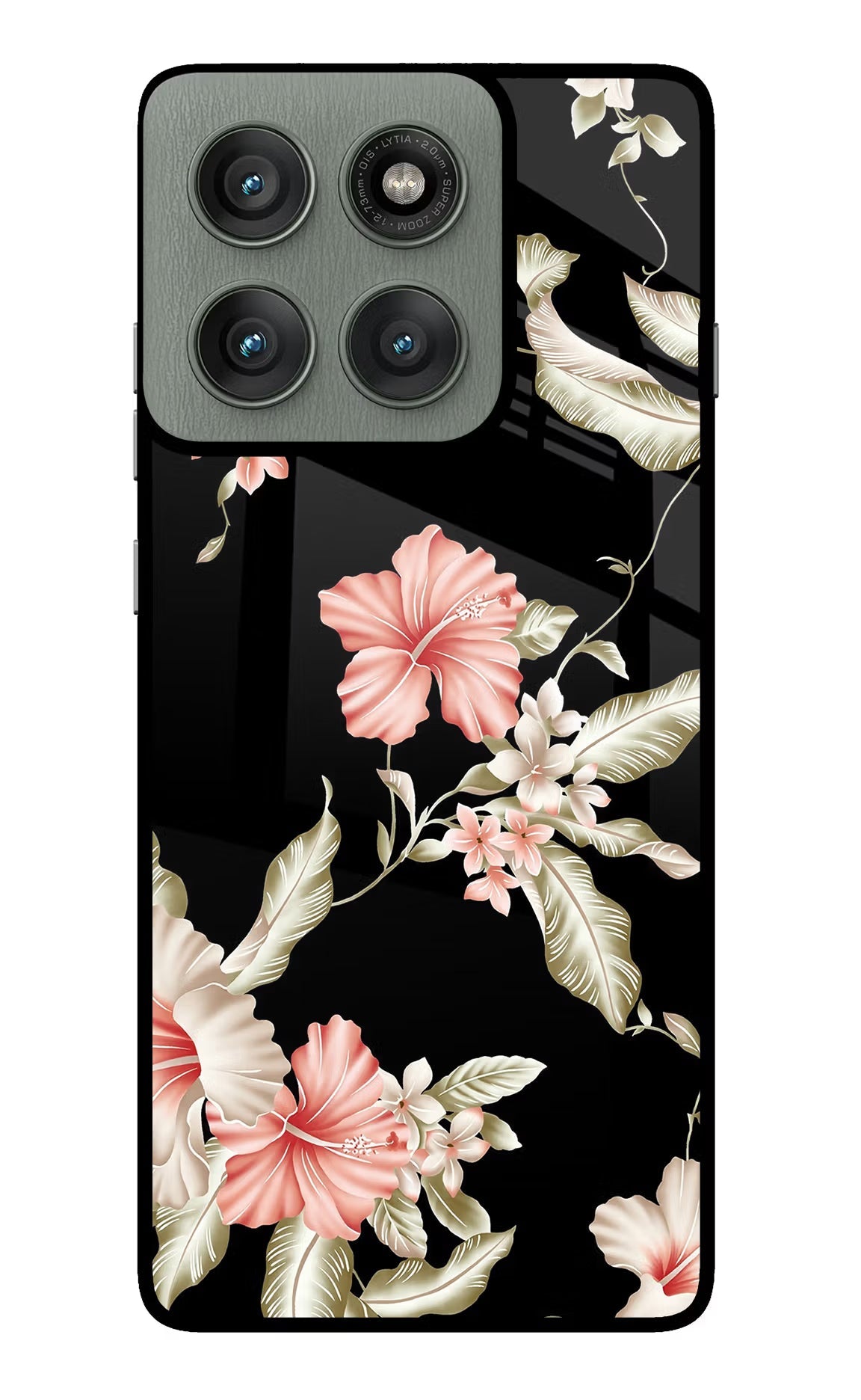 Flowers Moto Edge 60 Pro Back Cover