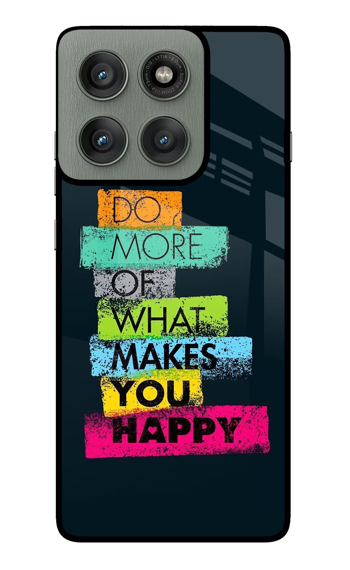 Do More Of What Makes You Happy Moto Edge 60 Pro Back Cover