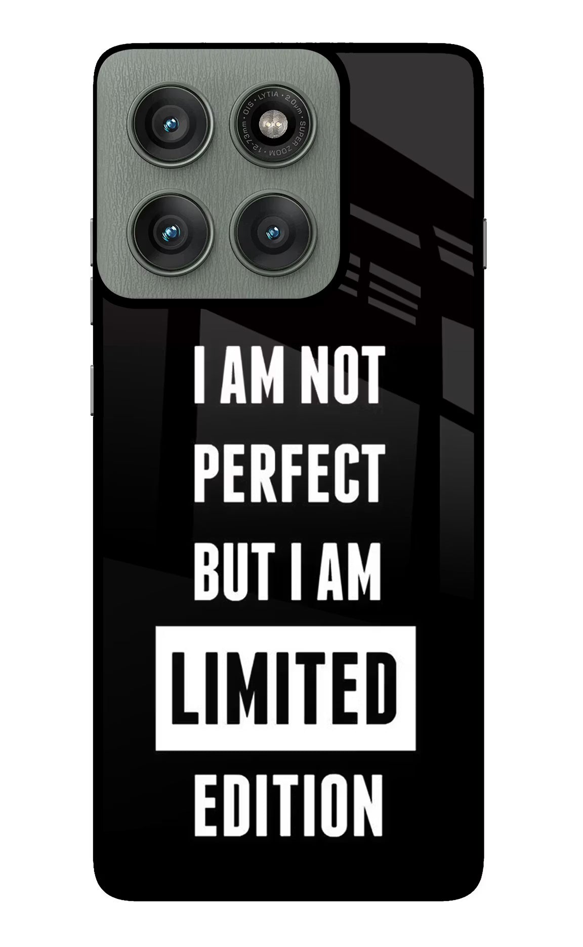 I Am Not Perfect But I Am Limited Edition Moto Edge 60 Pro Back Cover
