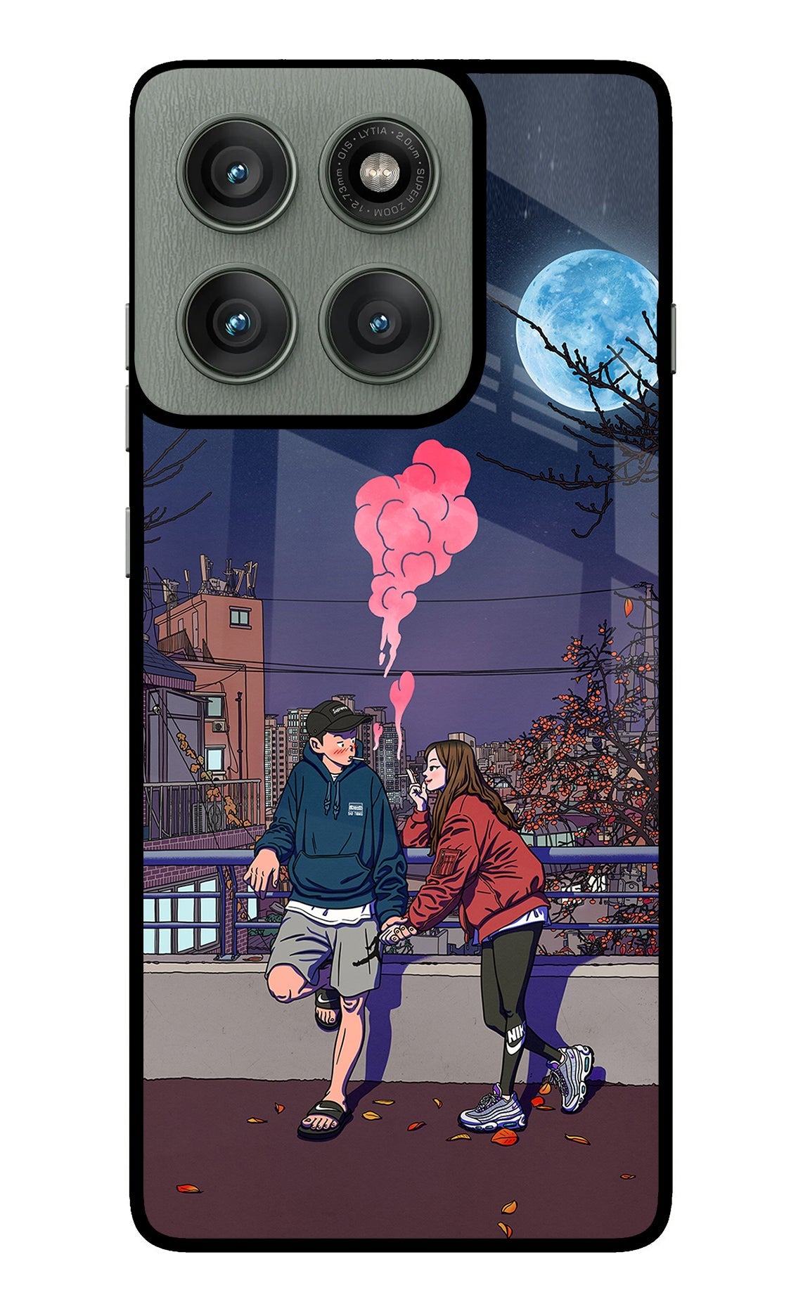 Chilling Couple Moto Edge 60 Pro Back Cover