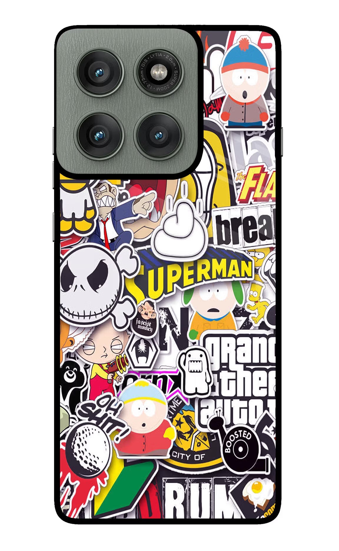 Sticker Bomb Moto Edge 60 Pro Back Cover