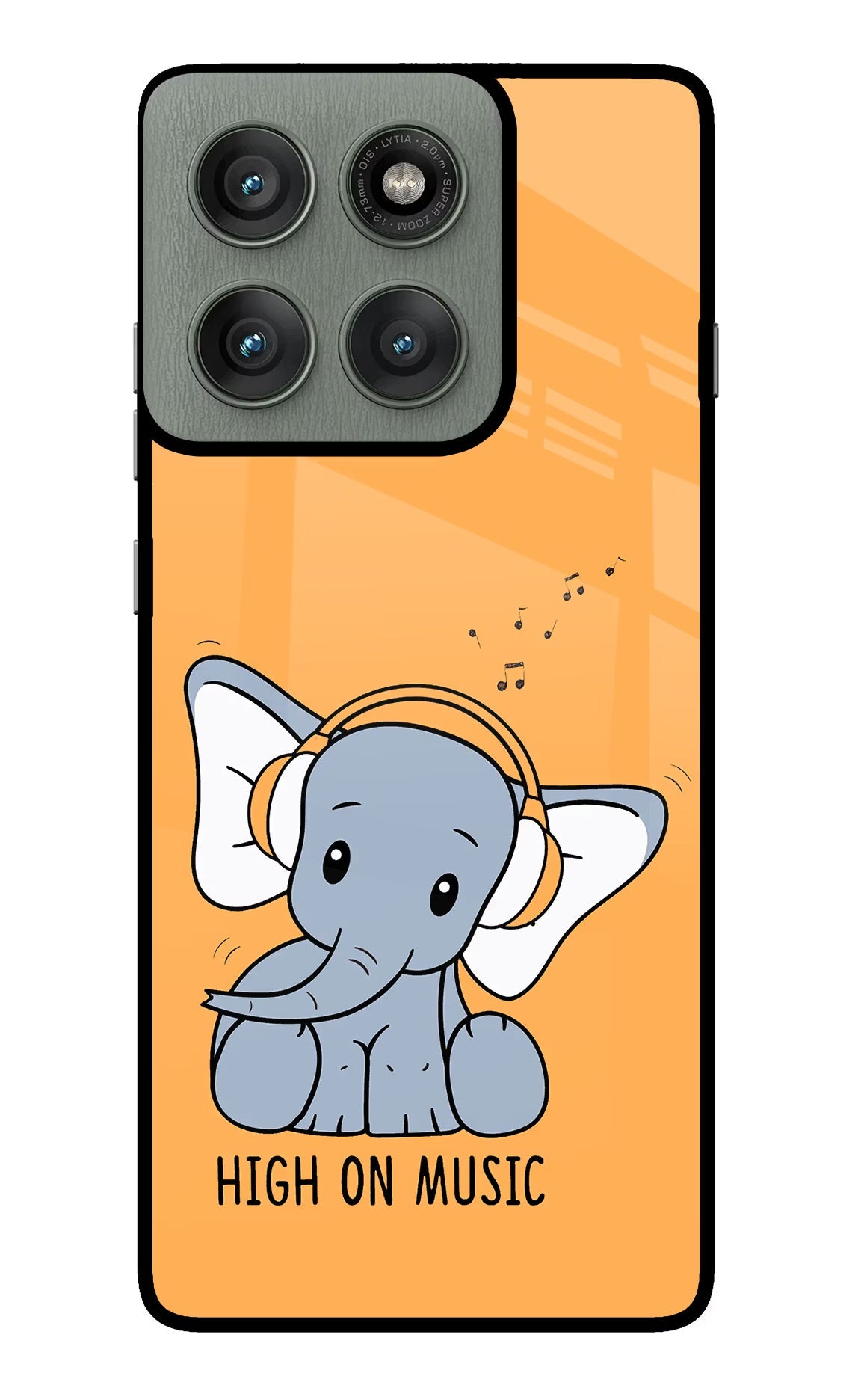 High On Music Moto Edge 60 Pro Back Cover
