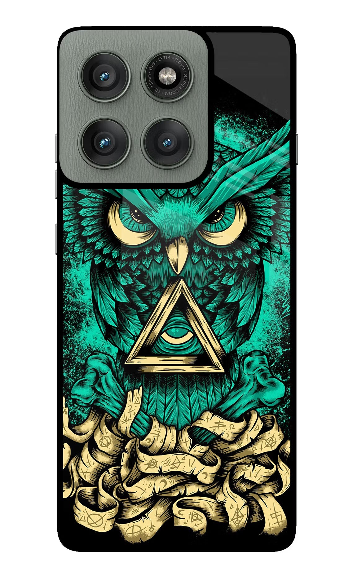 Green Owl Moto Edge 60 Pro Back Cover