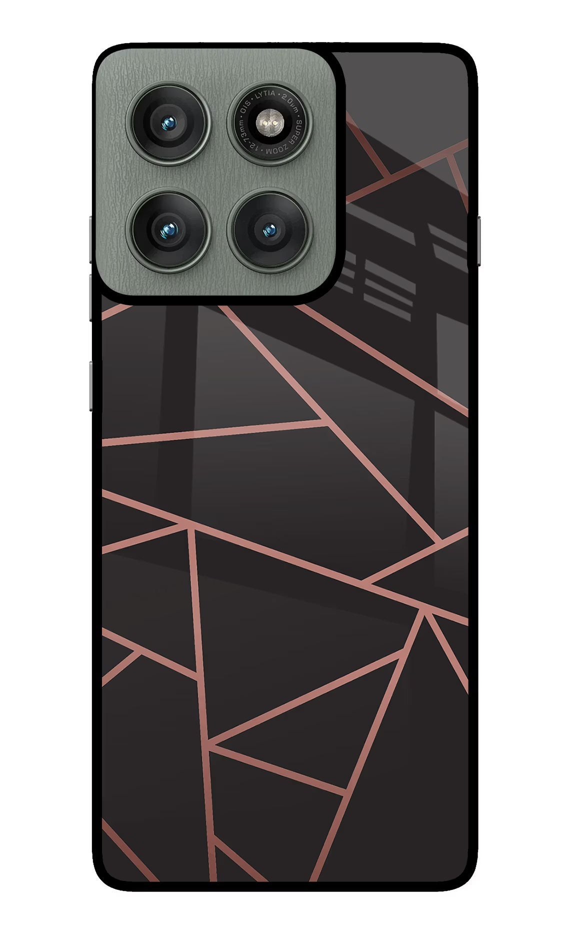 Geometric Pattern Moto Edge 60 Pro Glass Case