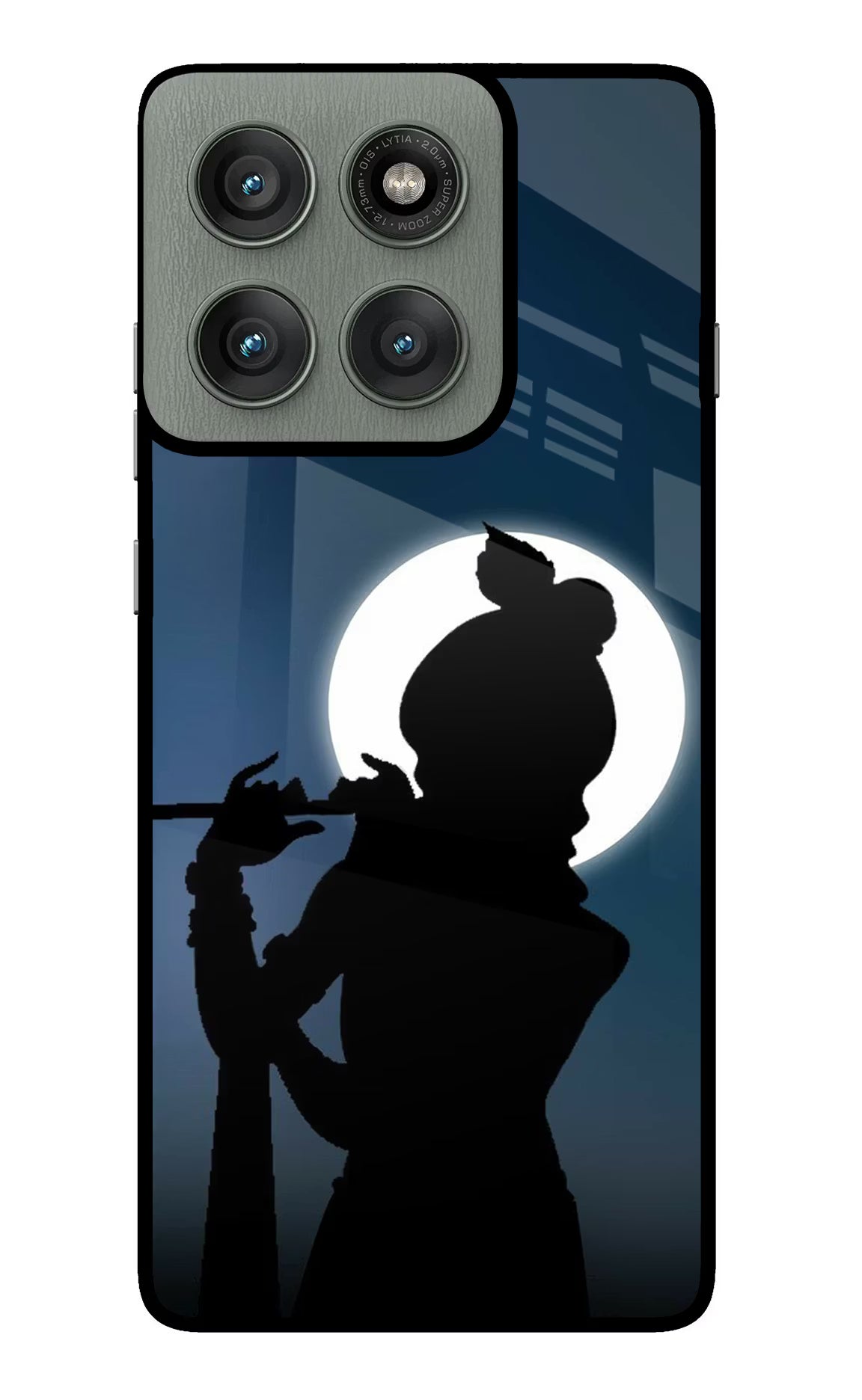 Shri Krishna Silhouette Moto Edge 60 Pro Back Cover