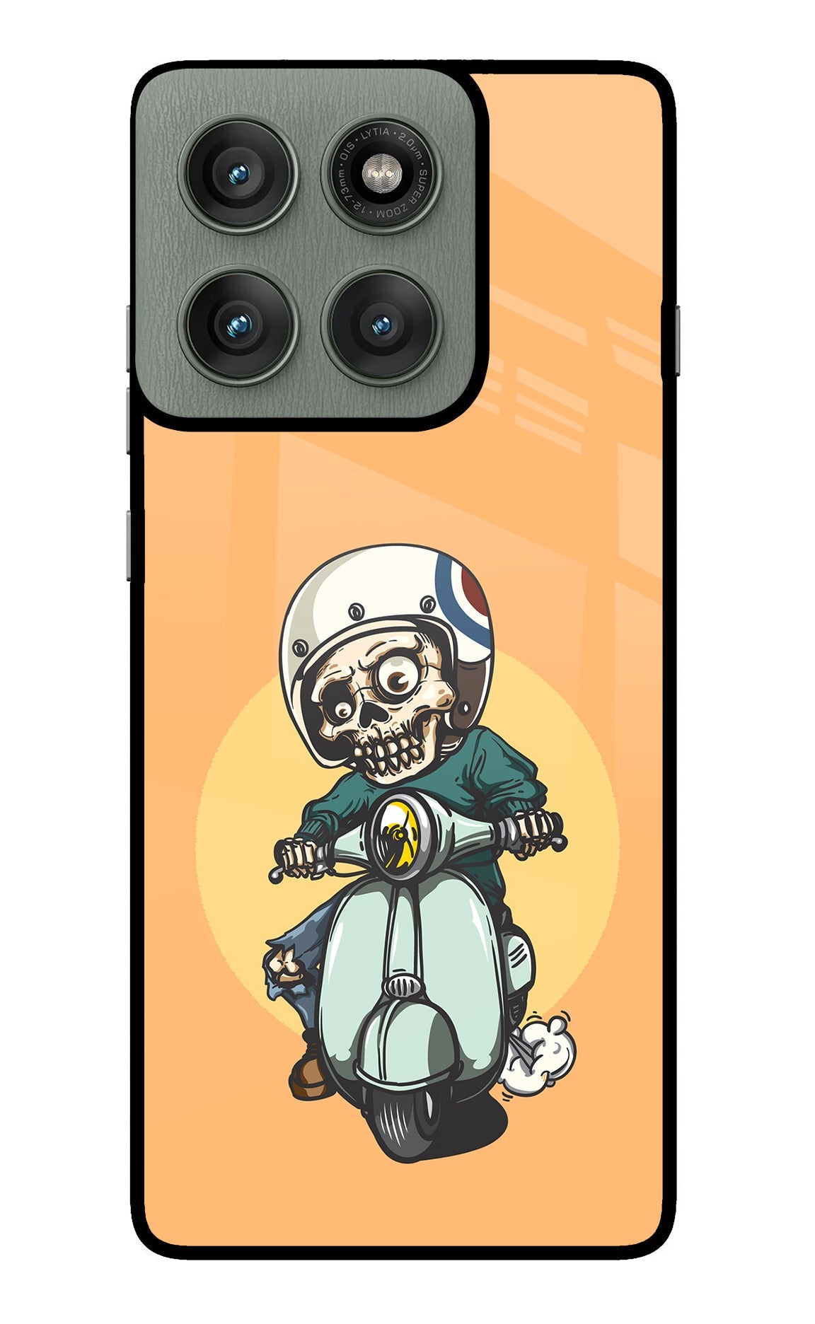 Undead Biker Moto Edge 60 Pro Back Cover