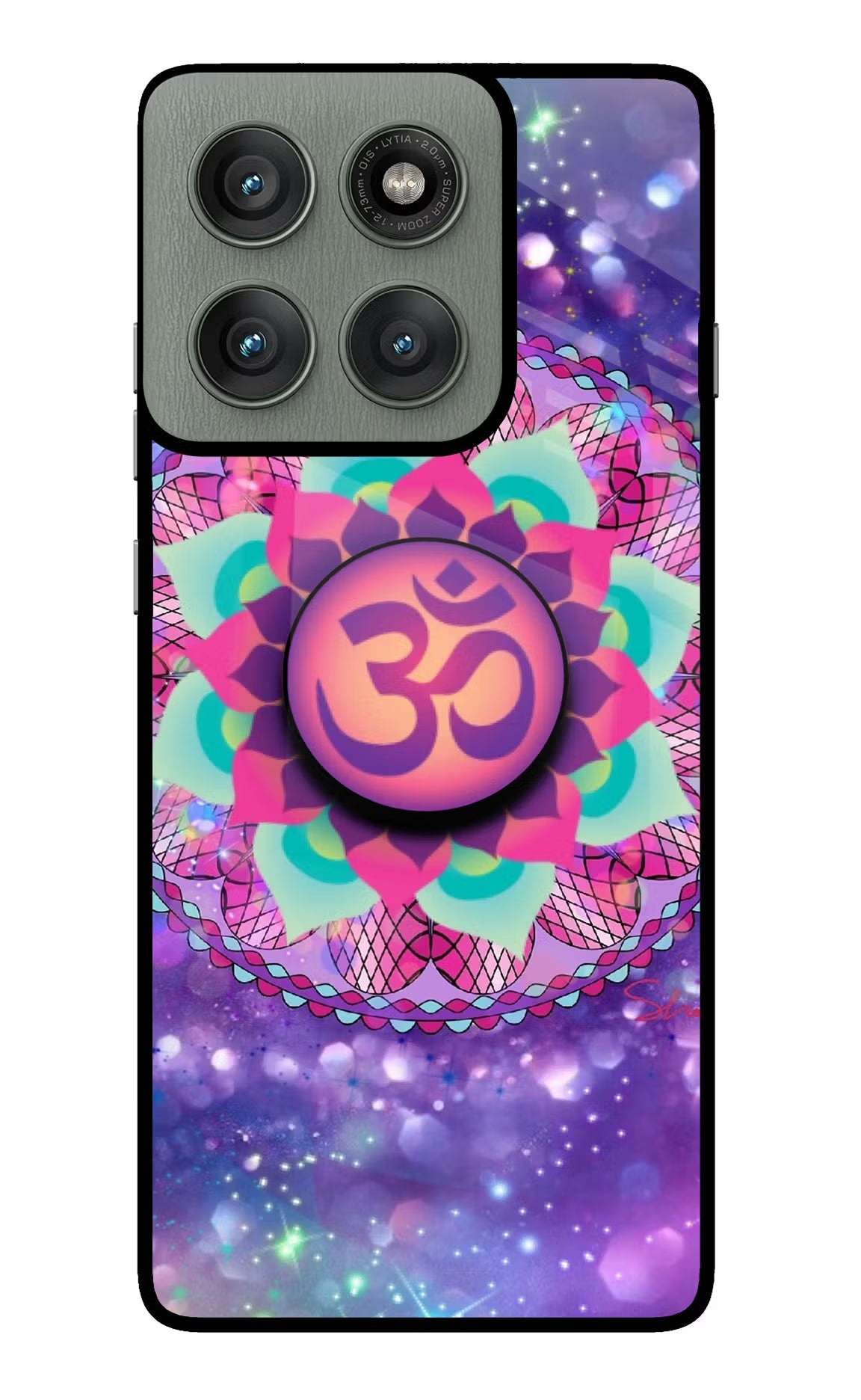 Om Purple Moto Edge 60 Pro Pop Case
