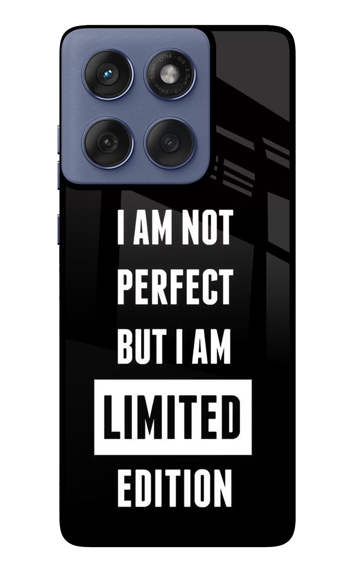 I Am Not Perfect But I Am Limited Edition Moto Edge 60 Fusion Back Cover