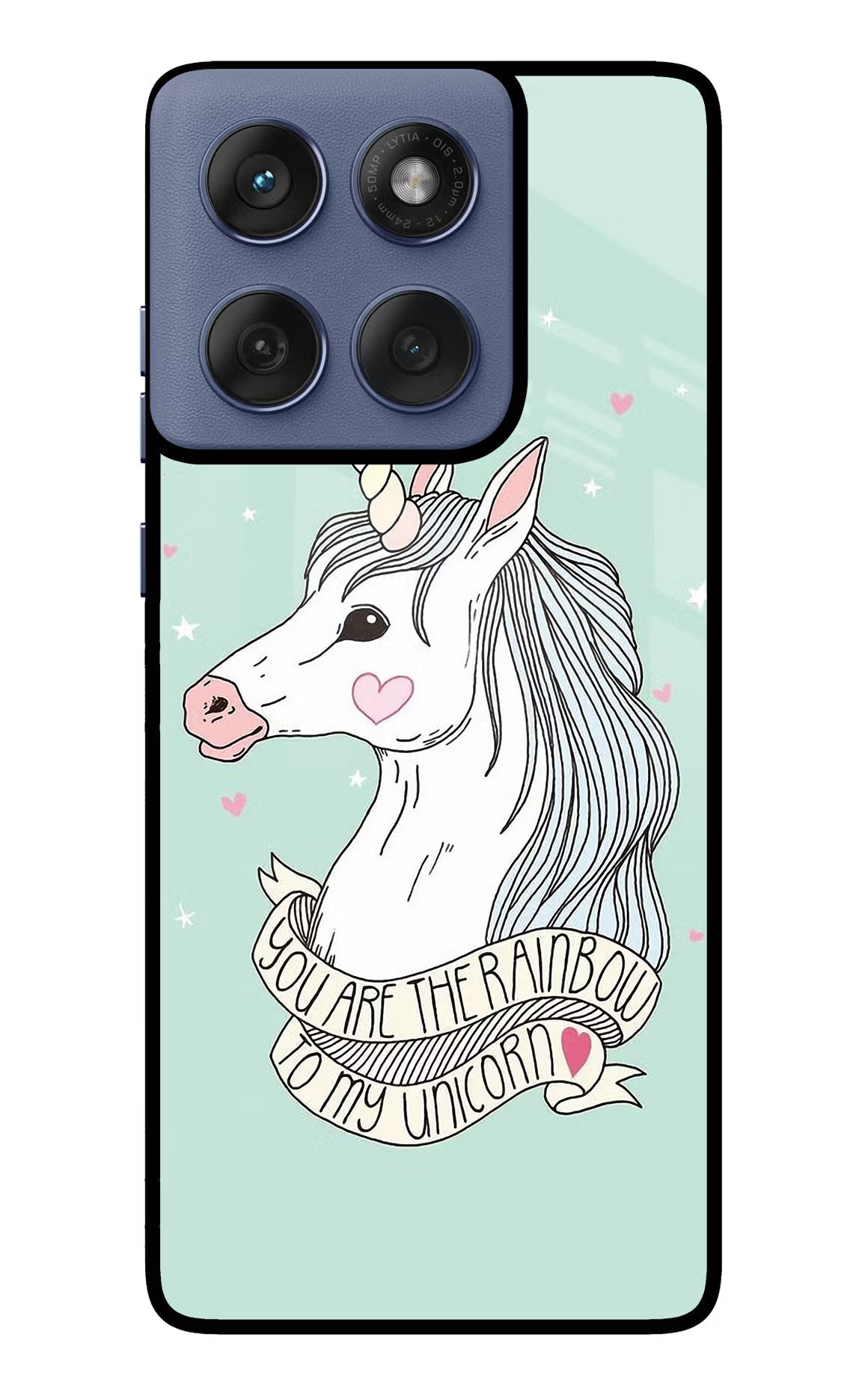 Unicorn Wallpaper Moto Edge 60 Fusion Back Cover