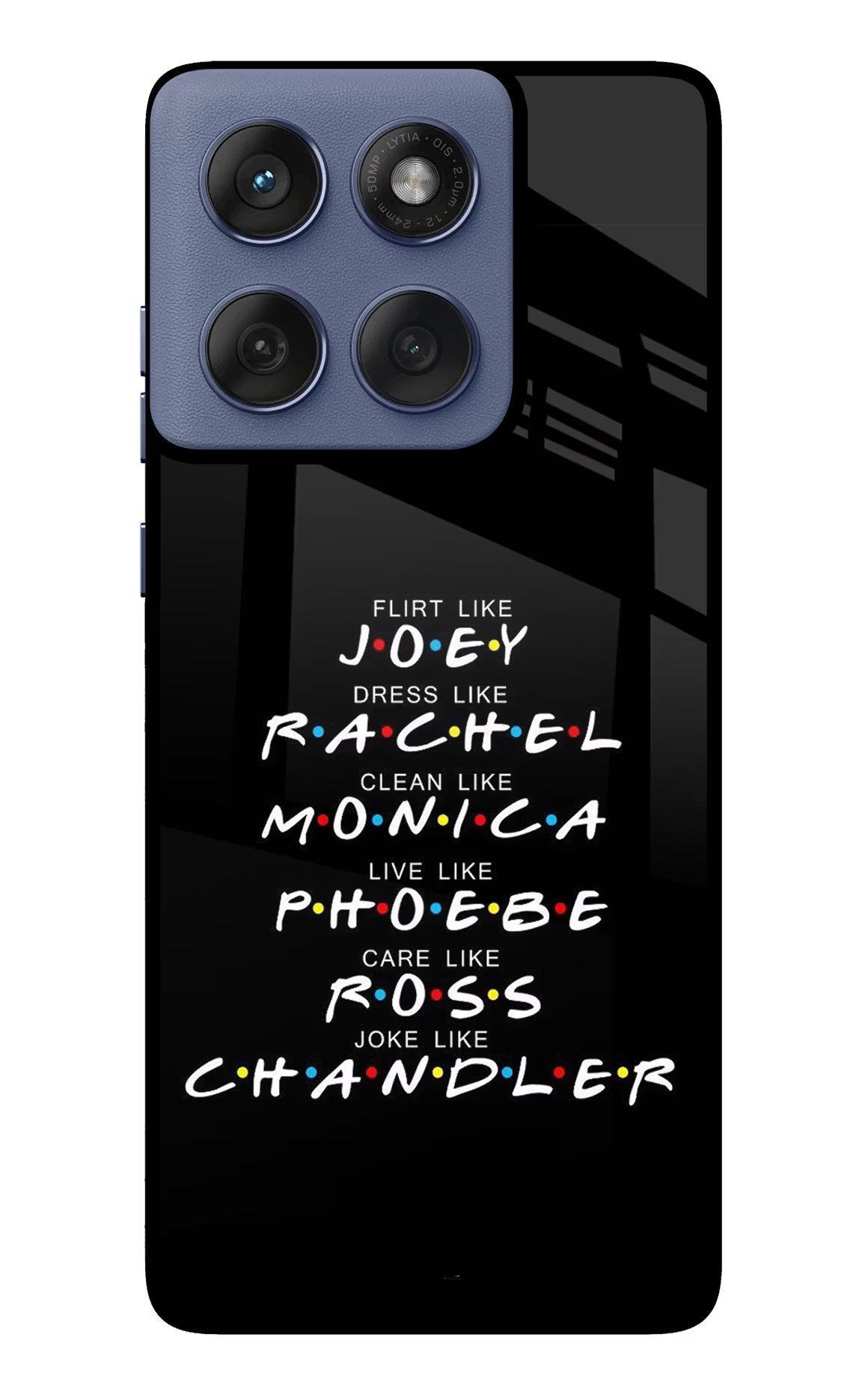 FRIENDS Character Moto Edge 60 Fusion Back Cover