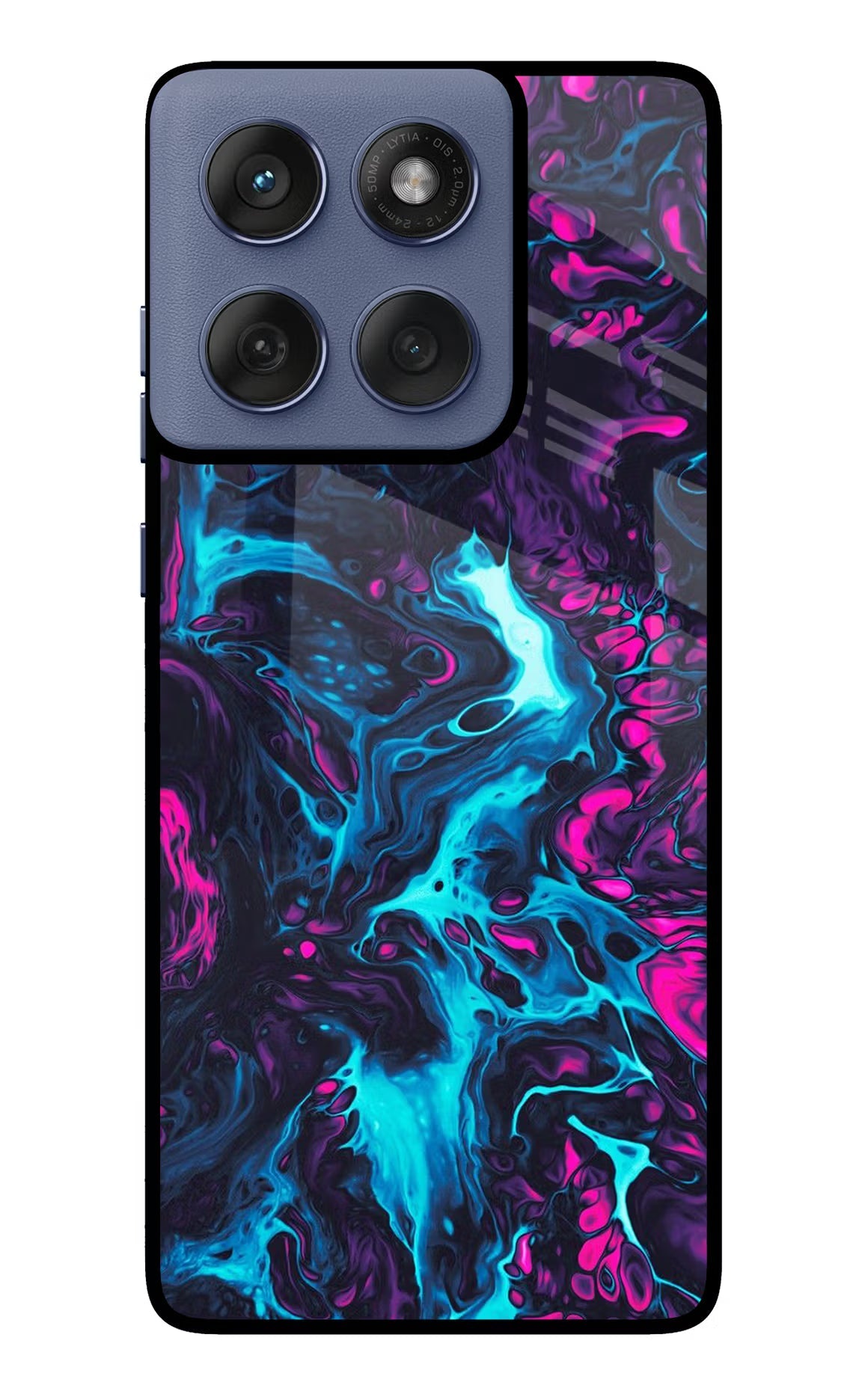 Abstract Moto Edge 60 Fusion Glass Case