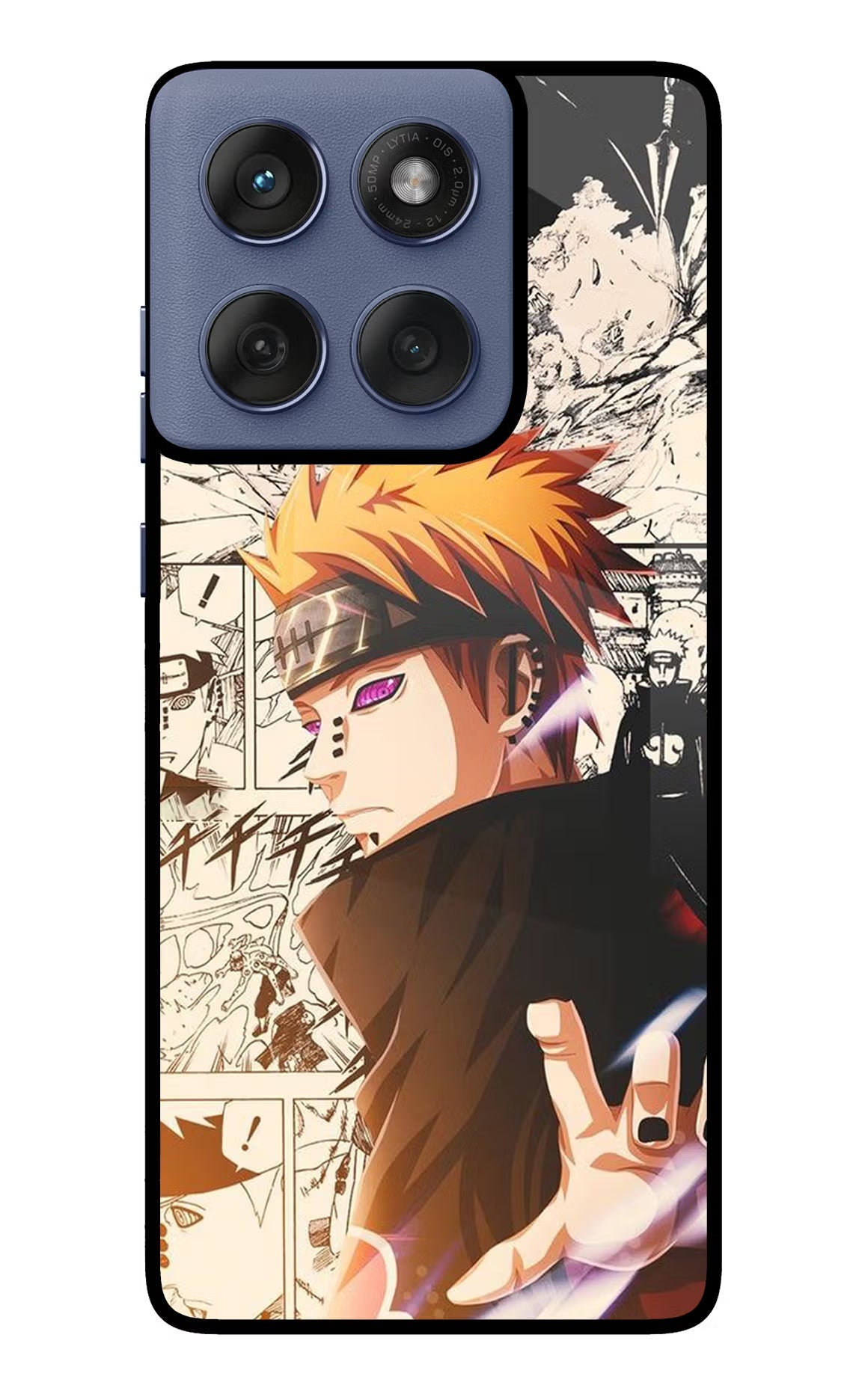 Pain Anime Moto Edge 60 Fusion Glass Case