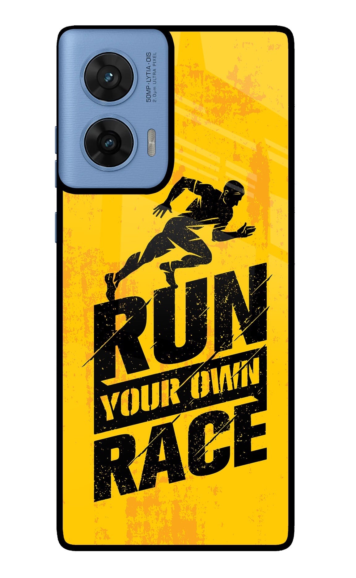Run Your Own Race Moto Edge 60 Fusion Back Cover