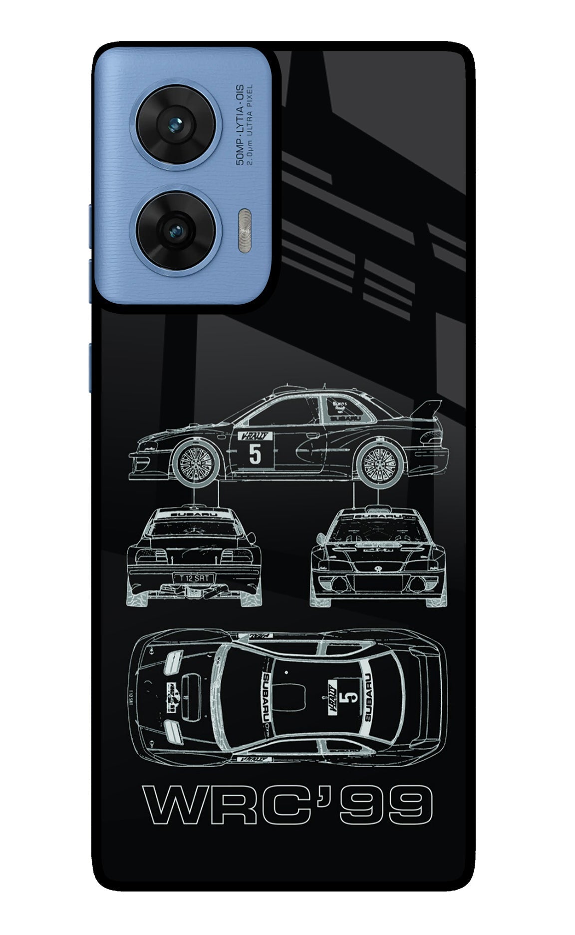 WRC'99 Moto Edge 60 Fusion Glass Case