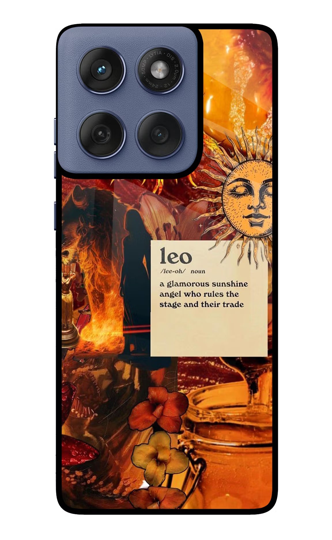 Leo Zodiac Moto Edge 60 Fusion Back Cover
