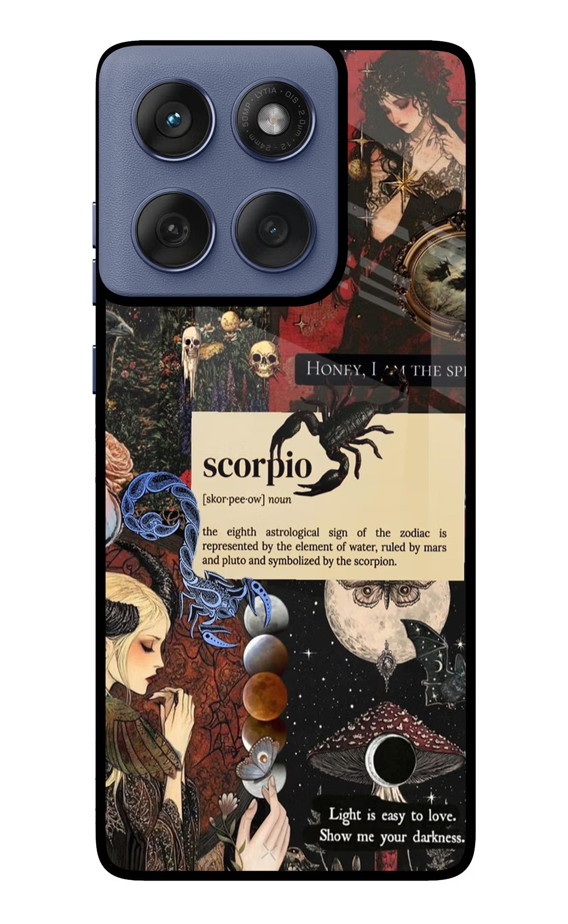 Scorpio Zodiac Moto Edge 60 Fusion Back Cover