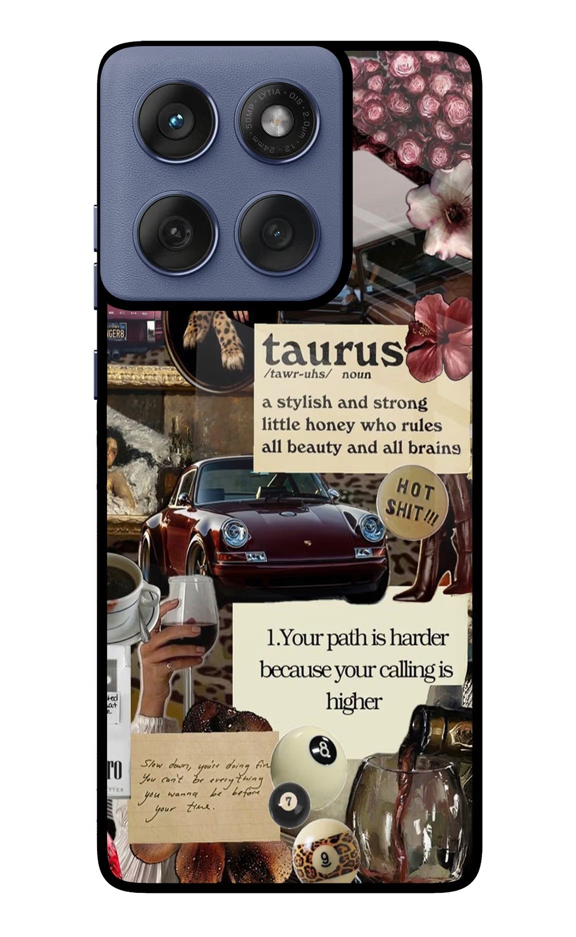 Taurus Zodiac Moto Edge 60 Fusion Back Cover