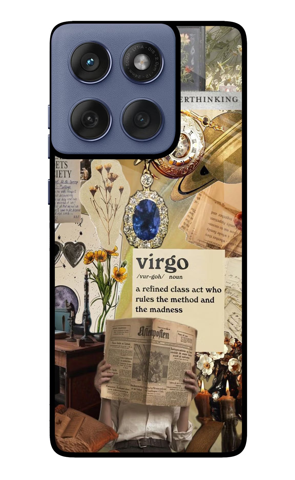 Virgo Zodiac Moto Edge 60 Fusion Back Cover