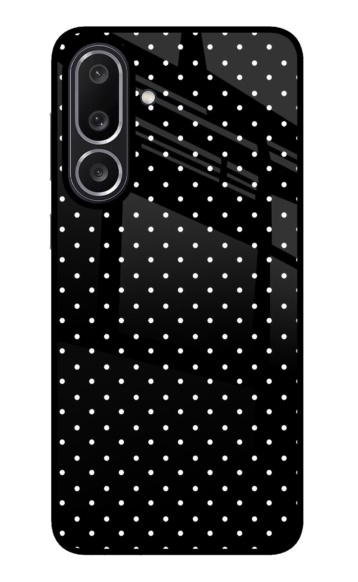 White Dots Samsung M56 5G Glass Case