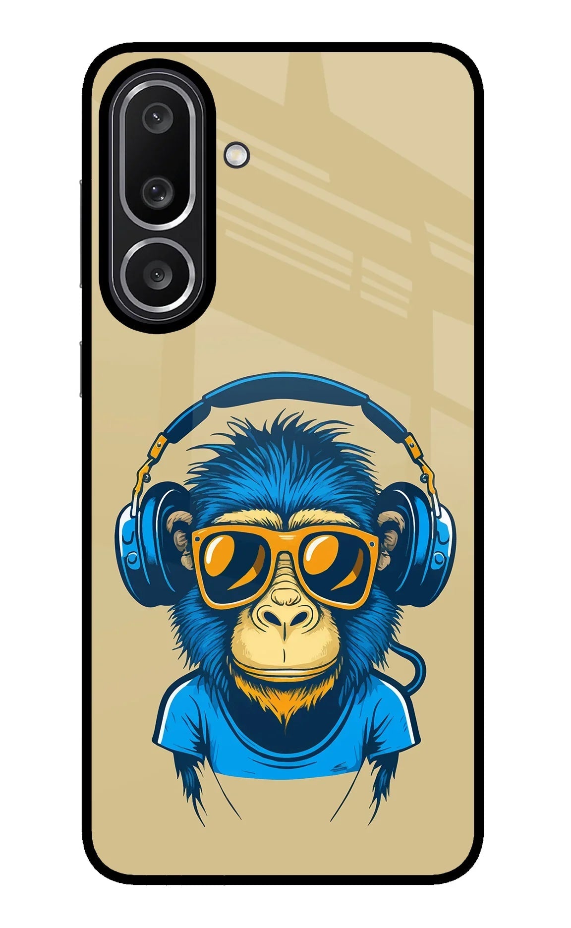 Monkey Headphone Samsung M56 5G Back Cover