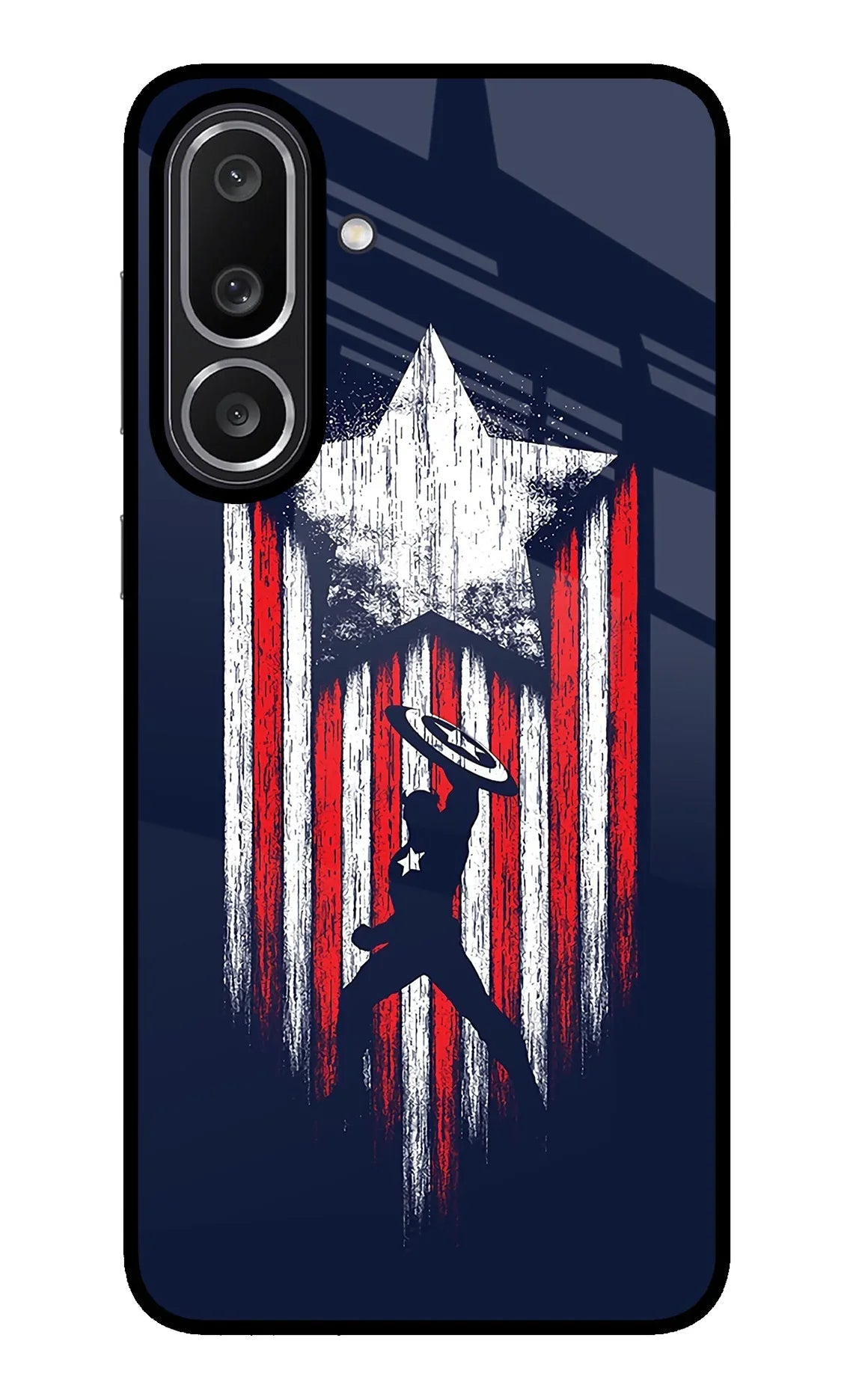 Captain America Marvel Art Samsung M56 5G Back Cover