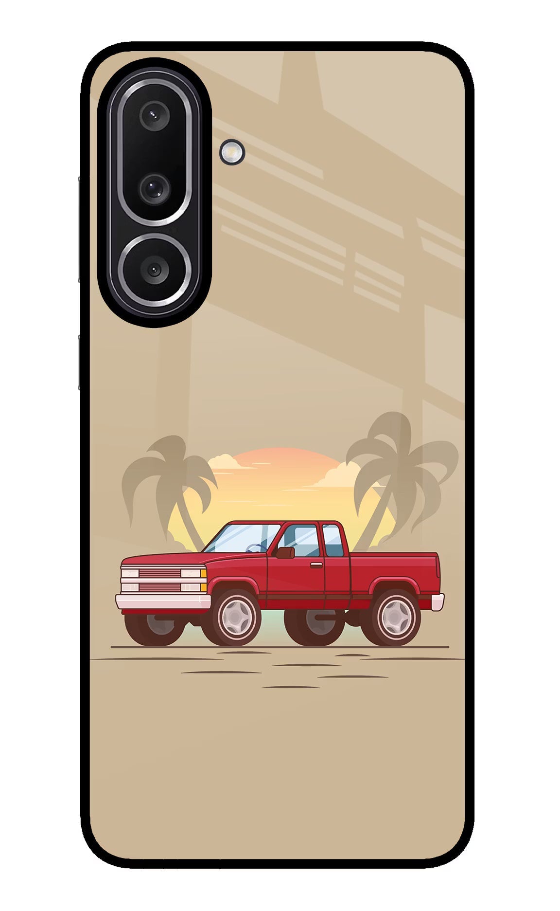 Desert Classic Drive Samsung M56 5G Glass Case