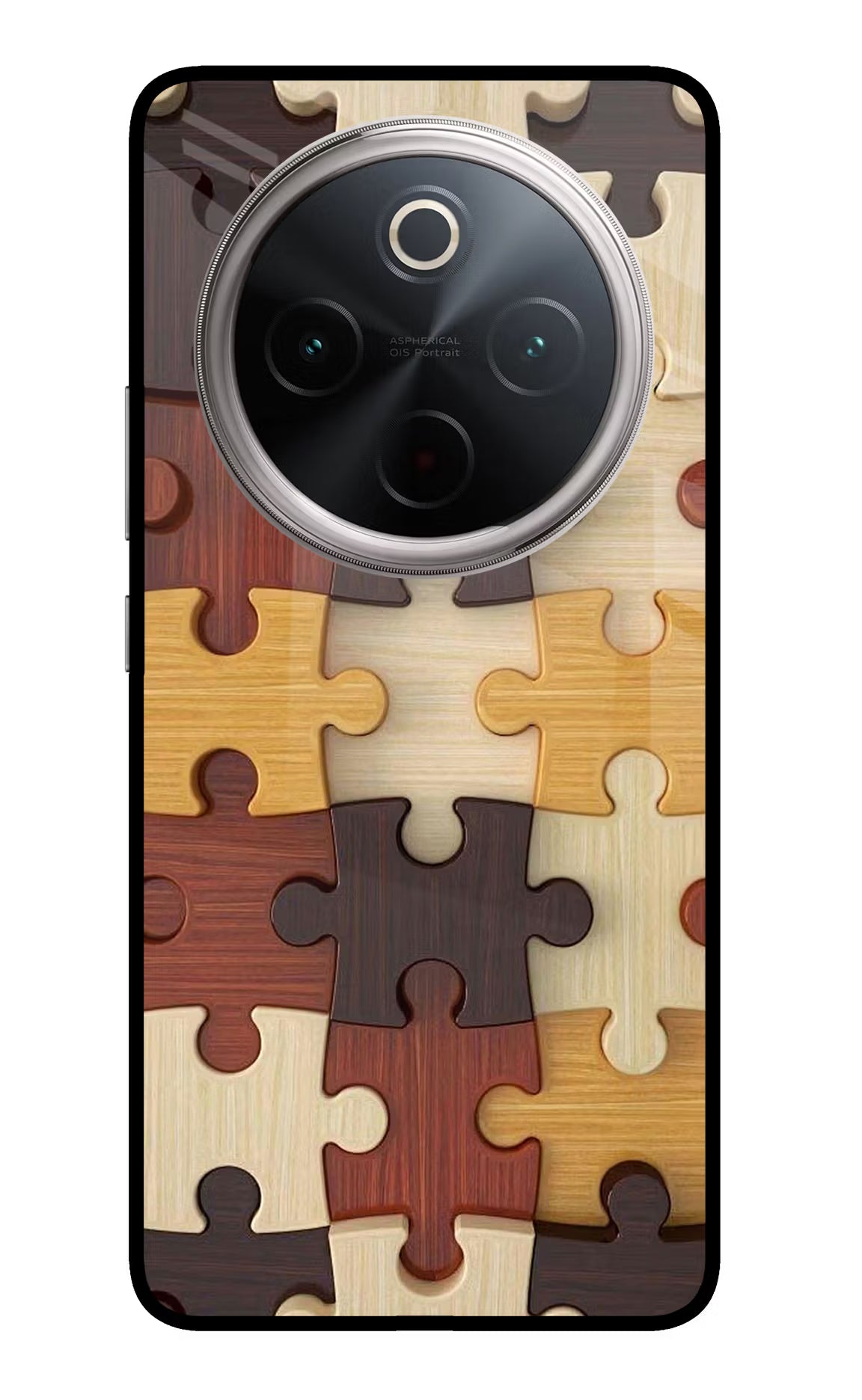 Wooden Puzzle Vivo T4 5G Back Cover