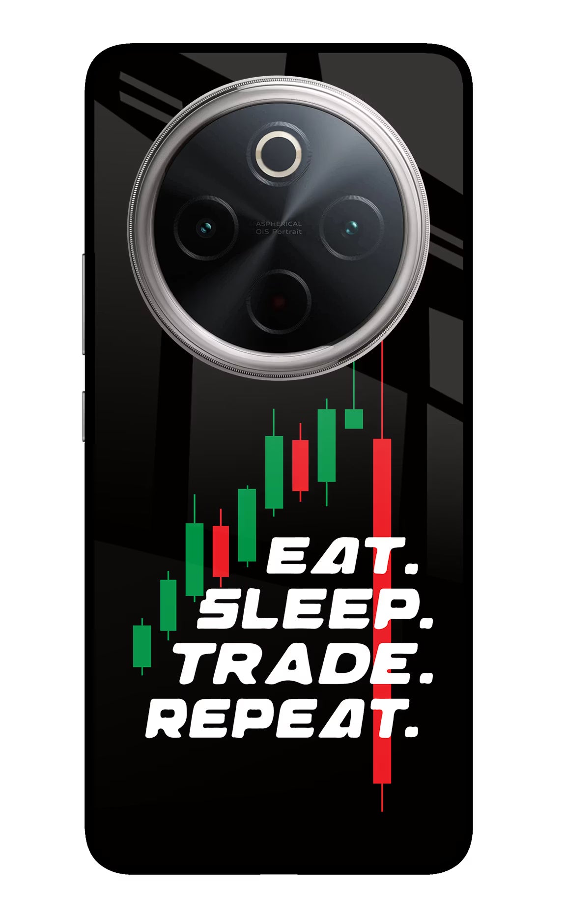 Eat Sleep Trade Repeat Vivo T4 5G Back Cover