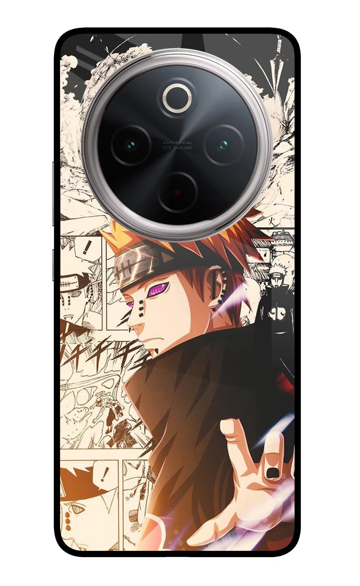 Pain Anime Vivo T4 5G Glass Case