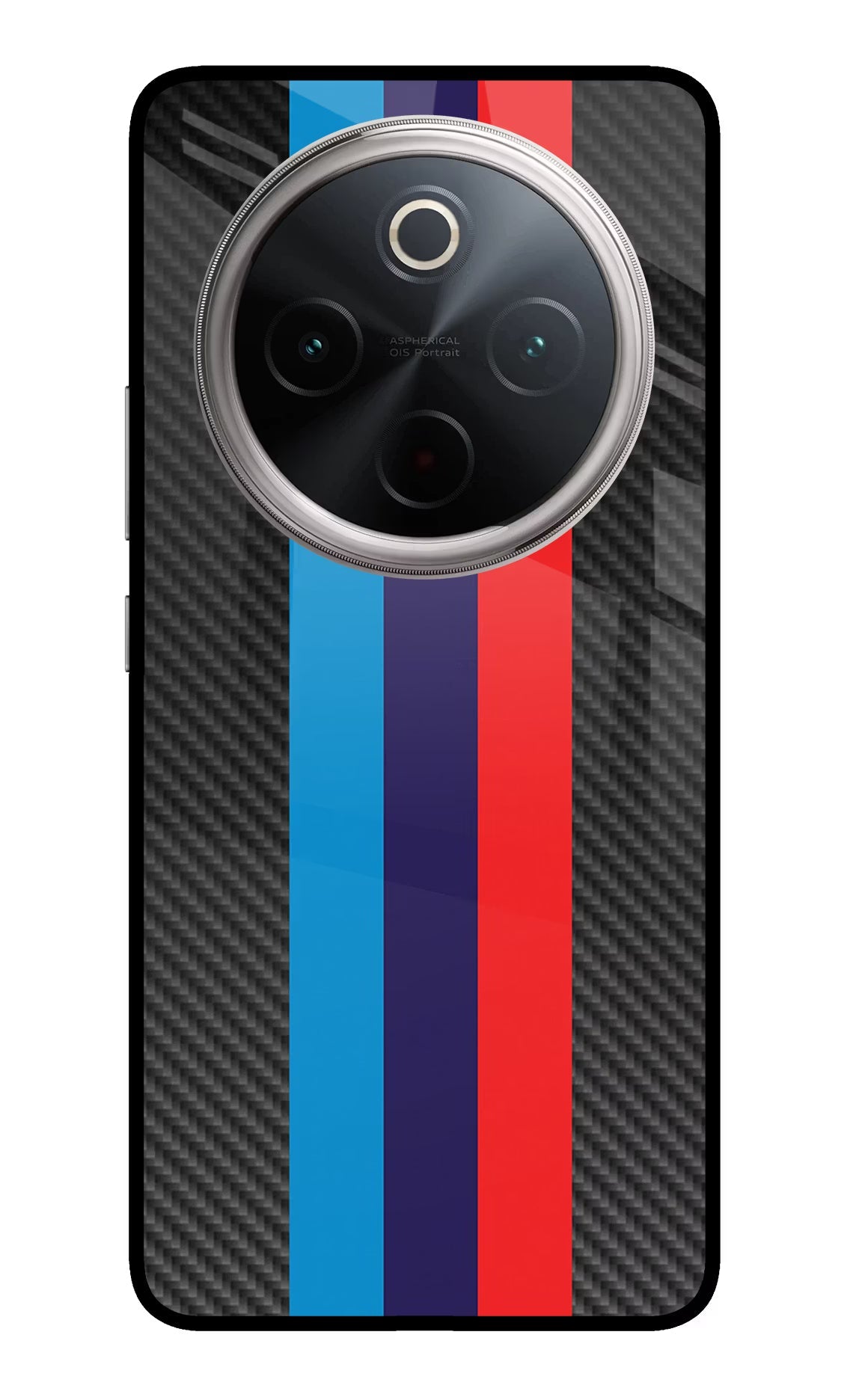 BMW Stripes Pattern Vivo T4 5G Glass Case
