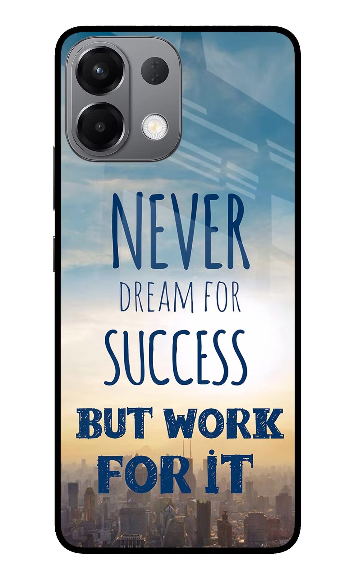 Never Dream For Success But Work For It Oppo K13 5G Glass Case