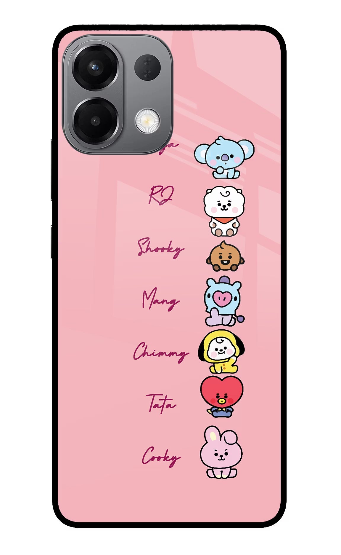 BTS names Oppo K13 5G Back Cover