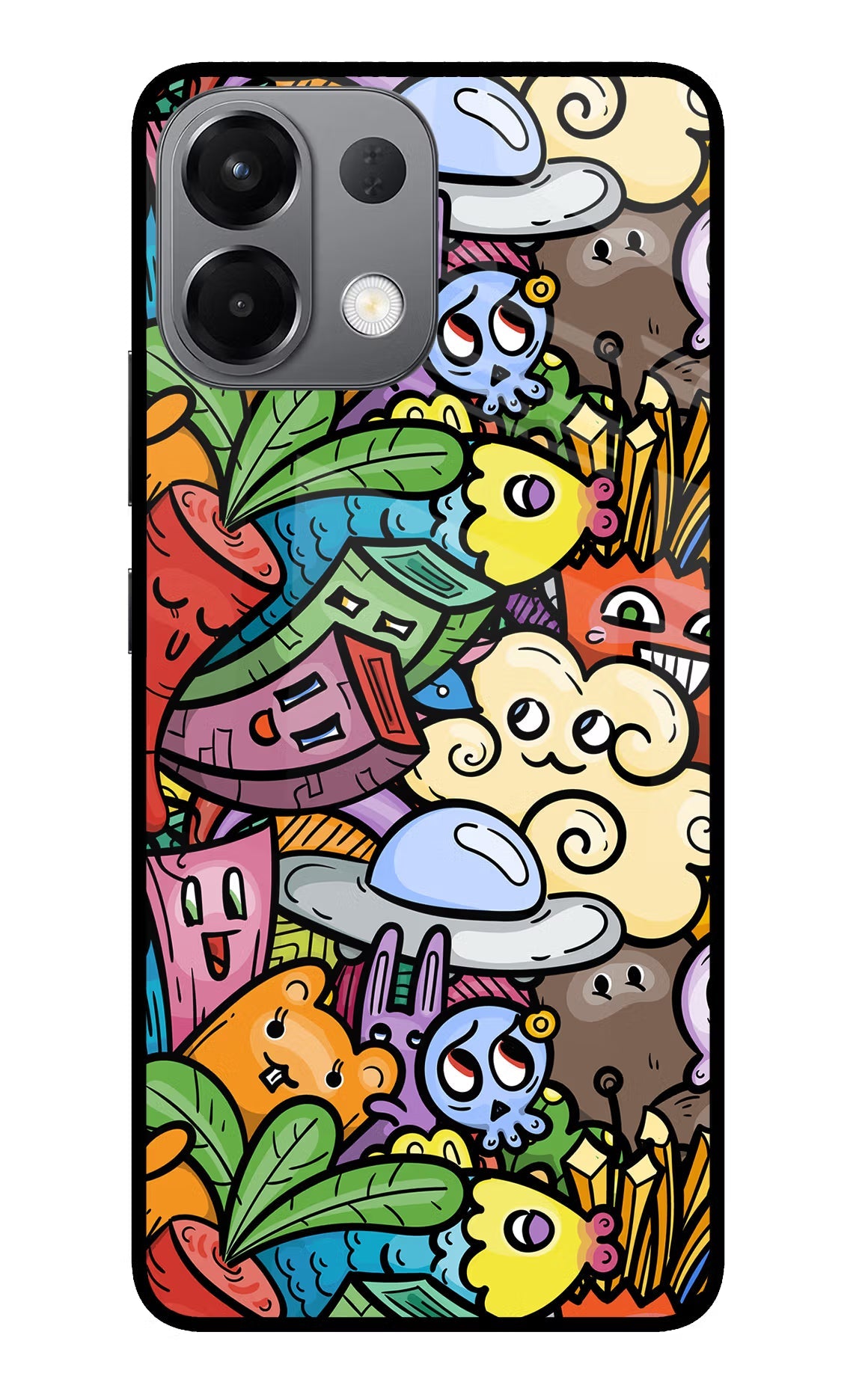 Veggie Doodle Oppo K13 5G Back Cover