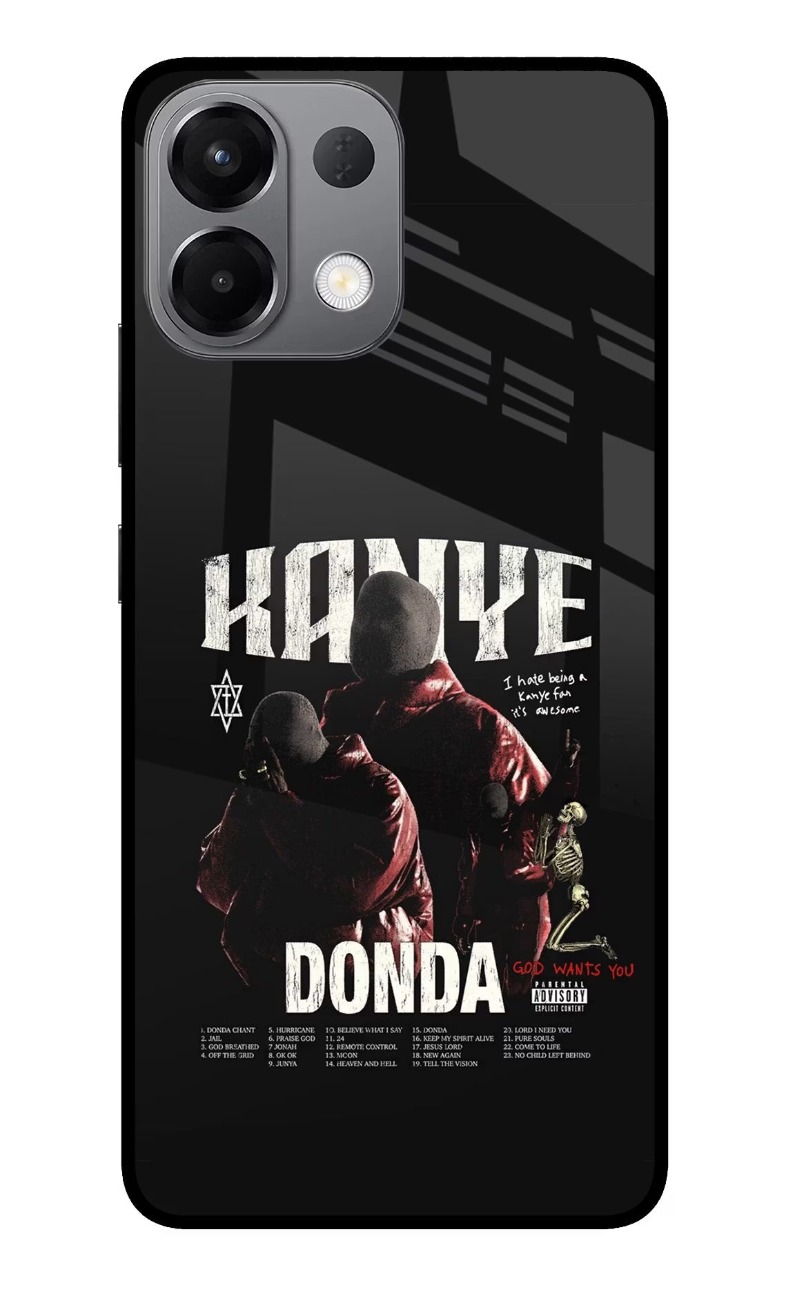 Donda Kanye West Oppo K13 5G Glass Case