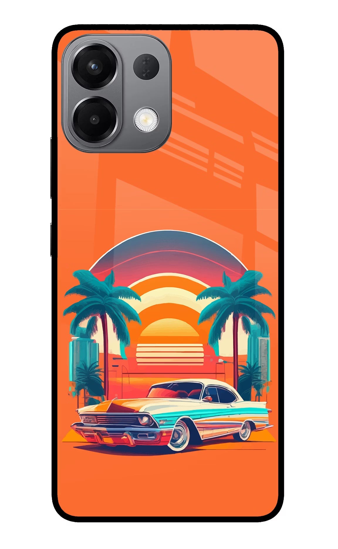 Palm Drive 80s Oppo K13 5G Back Cover