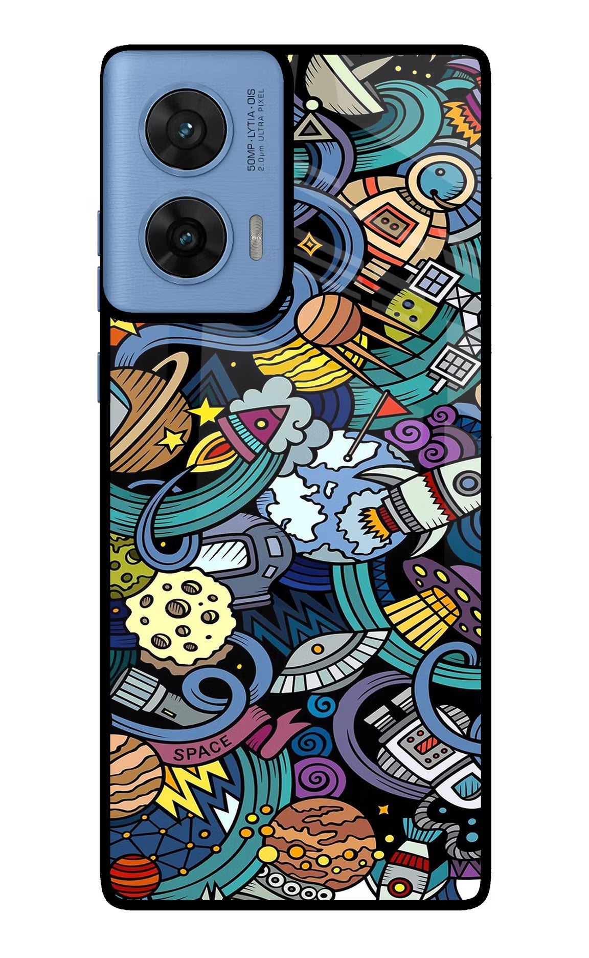 Space Abstract Moto G96 5G Back Cover