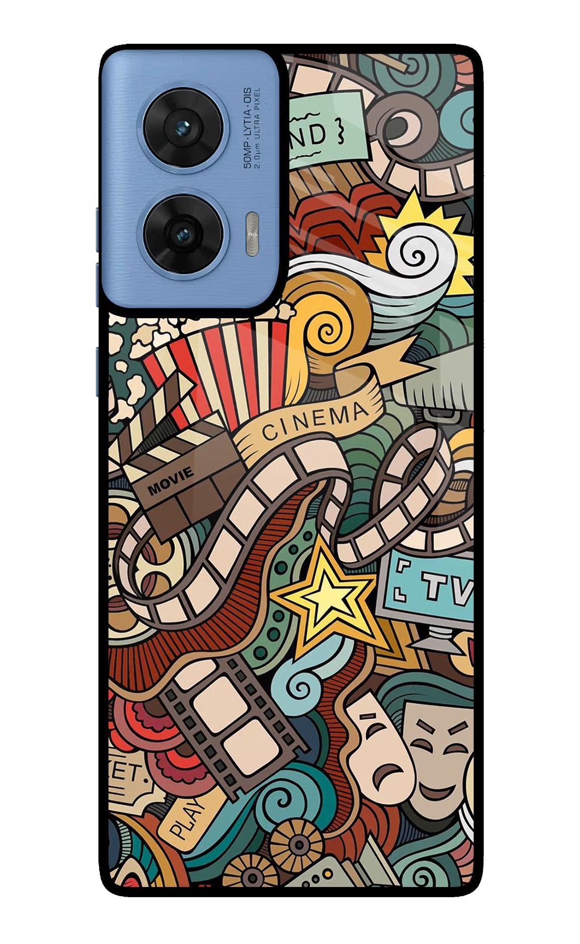 Cinema Abstract Moto G96 5G Glass Case