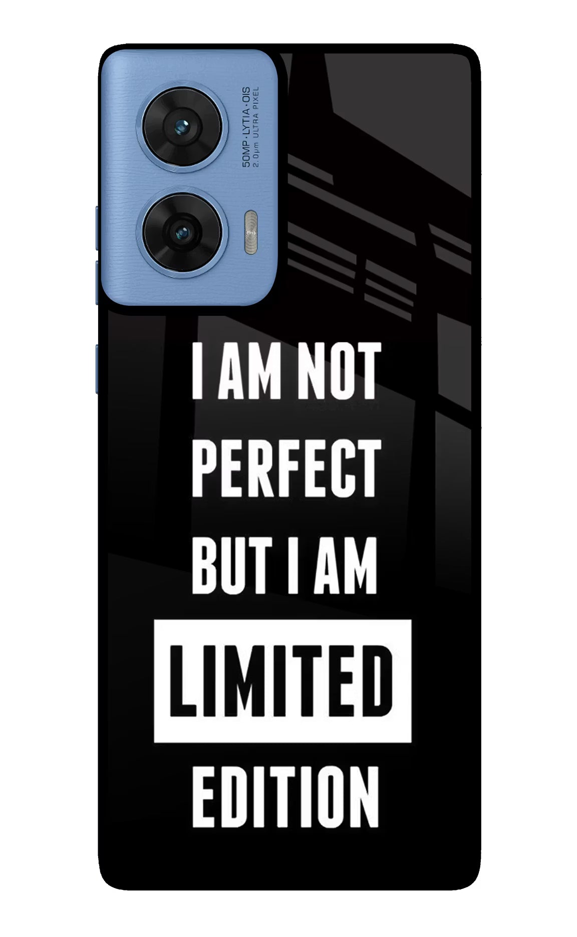 I Am Not Perfect But I Am Limited Edition Moto G96 5G Back Cover
